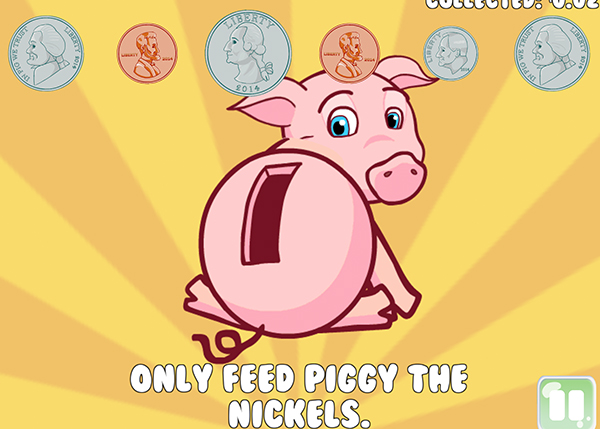 🐖 FREE Don't Break The Piggy Bank Money Game for Kids