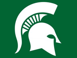 MSU Spartan helmet